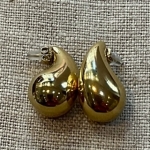 Goutte dorée acier inoxydable percées