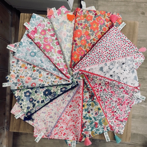 Trousse liberty personnalisées Made in France